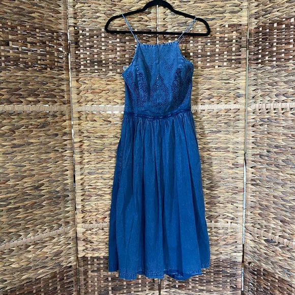 Lucky Brand Schiffly Bib Dress - Picture 3 of 8